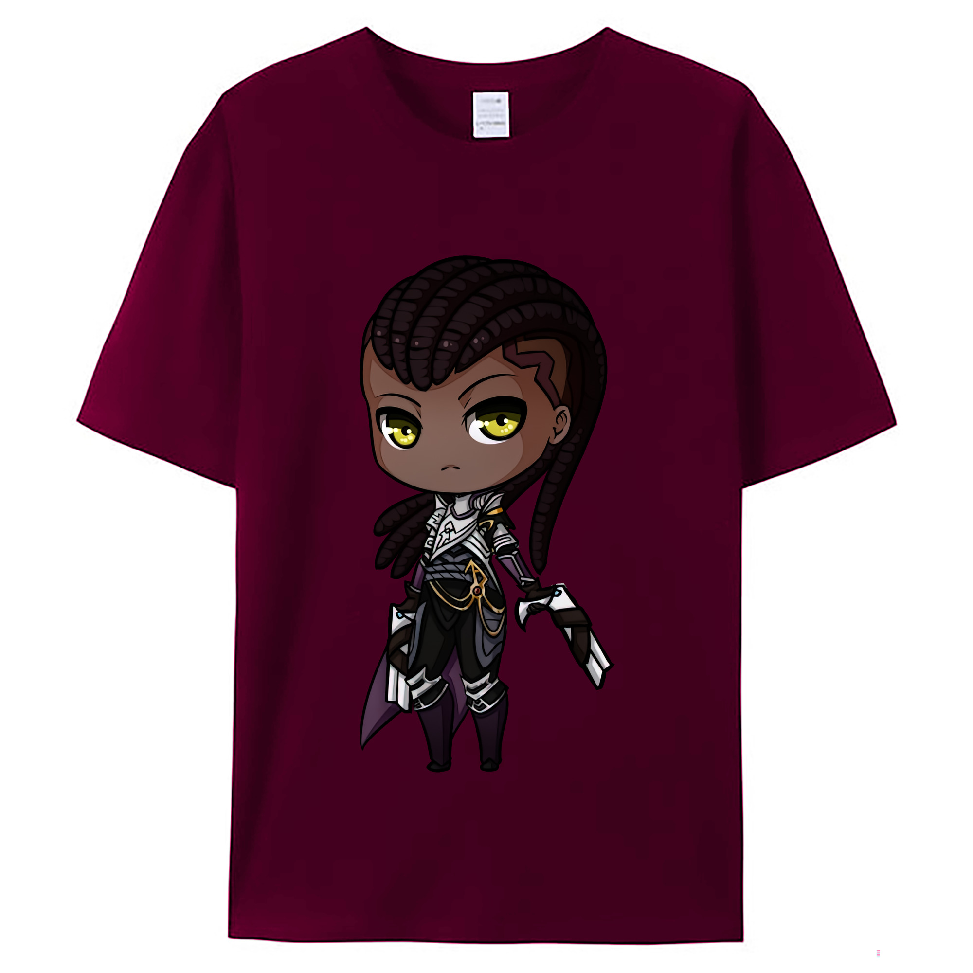 （画像用） リーグ・オブ・レジェンド League of Legends LOL レディースカジュアルプリントTシャツ（綿100％）